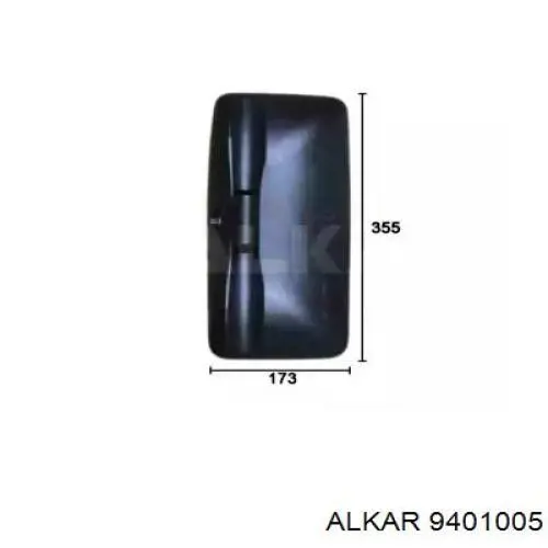 Espejo izquierdo Alkar 9401005 precio, desde 65,92 EUR
