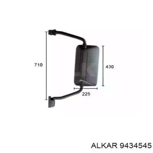 9434545 Alkar Espejo derecho