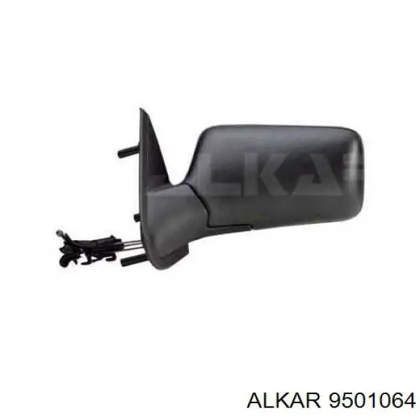 9501064 Alkar cristal de espejo retrovisor exterior izquierdo