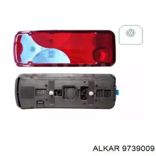 9739009 Alkar Piloto trasero izquierdo