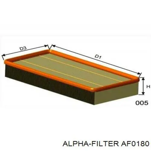 Filtro aire Purro PURHA0094