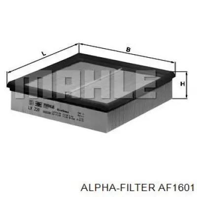 AF1601 Alpha-filter filtro de aire