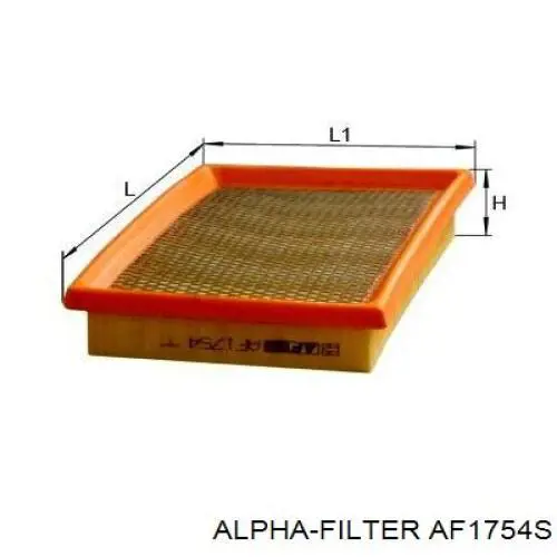 AF1754S Alpha-filter filtro de aire