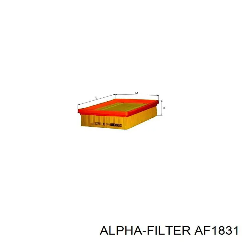 AF1831 Alpha-filter filtro de aire