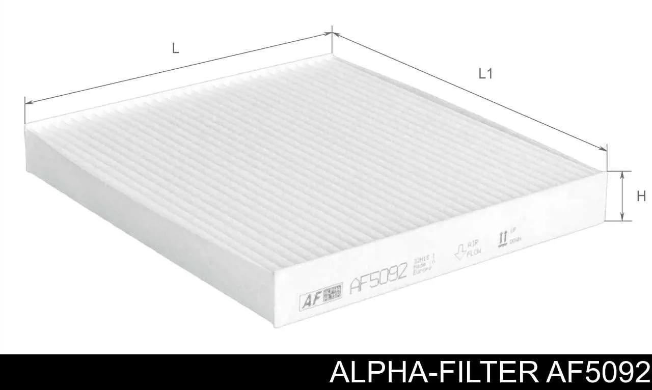 AF5092 Alpha-filter filtro habitáculo