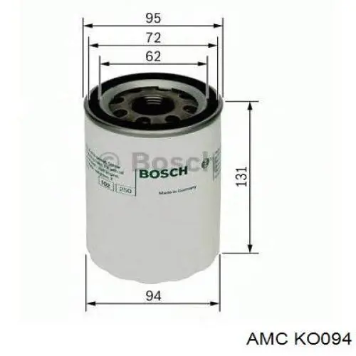 KO-094 AMC filtro de aceite