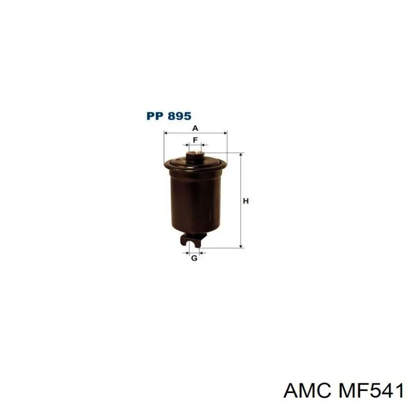 MF541 AMC filtro combustible