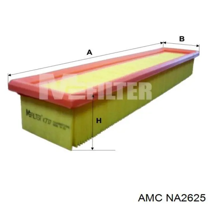 NA-2625 AMC filtro de aire