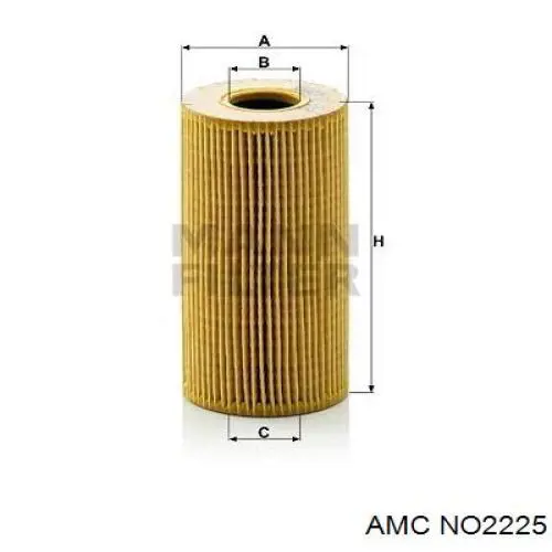 Filtro de aceite 4407115 Opel