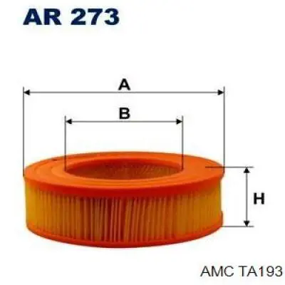 TA193 AMC filtro de aire