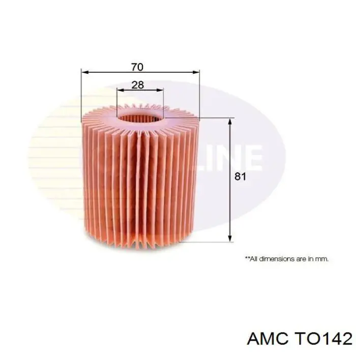 Filtro de aceite 0415226010 Toyota