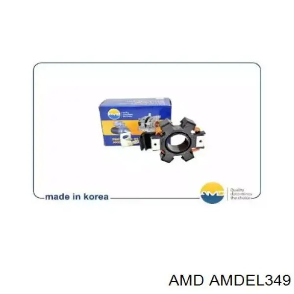 AMDEL349 AMD soporte, escobillas de carbón, motor de arranque