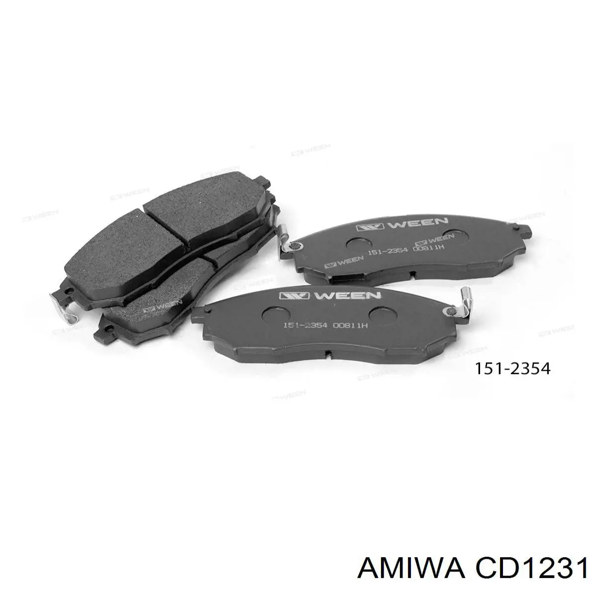 Pastillas de freno delanteras Nissan Navara D40M