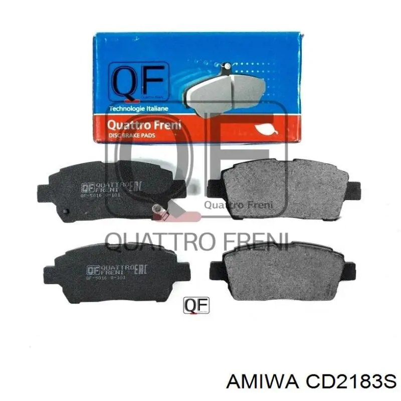 CD2183S Amiwa pastillas de freno delanteras