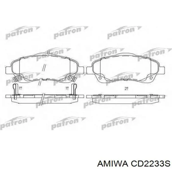 Pastillas de freno delanteras Toyota Corolla R10
