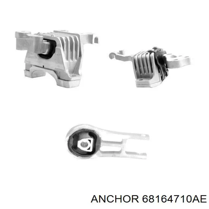 68224907AD Chrysler soporte motor izquierdo