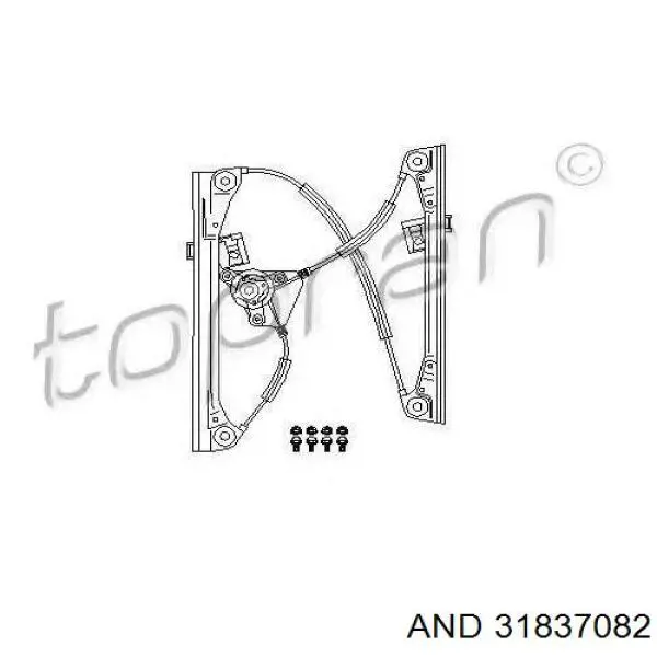 31837082 AND mecanismo de elevalunas, puerta delantera derecha