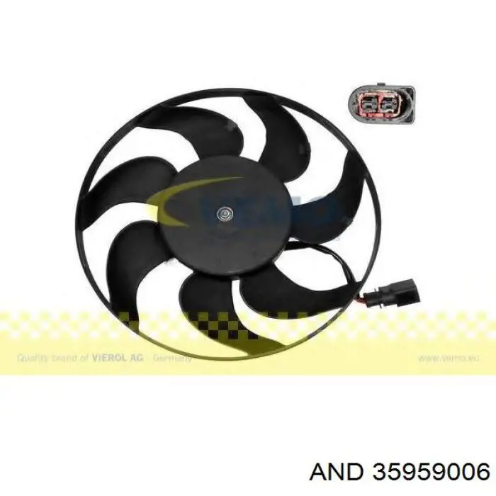 Ventilador de refrigeración completo derecho (motor y hélice) AND 35959006 precio, desde 55,96 EUR
