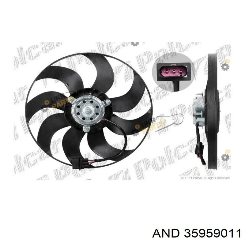 Ventilador del motor 35959011 AND