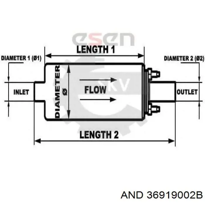 357919051K VAG bomba de combustible eléctrica sumergible