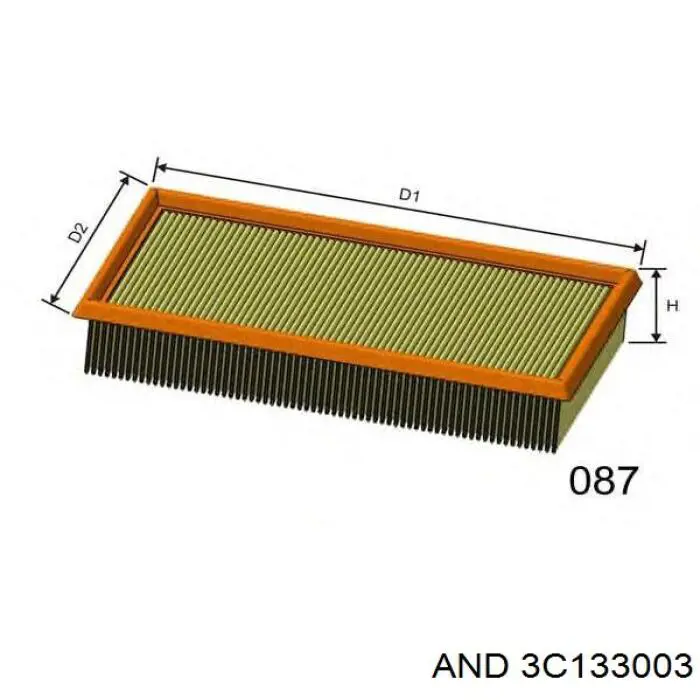 Casco de filtro de aire Audi A4 8K2