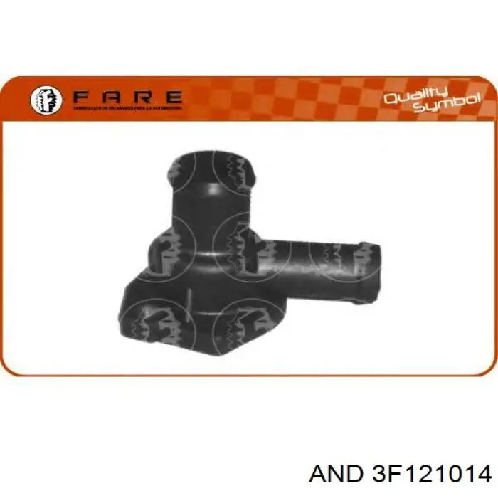 3F121014 AND brida del sistema de refrigeración (triple)