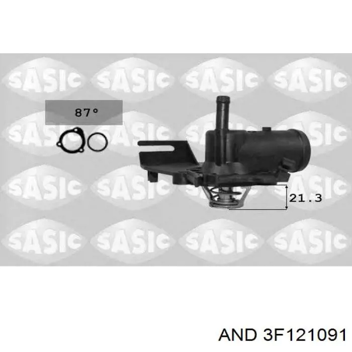 3F121091 AND caja del termostato