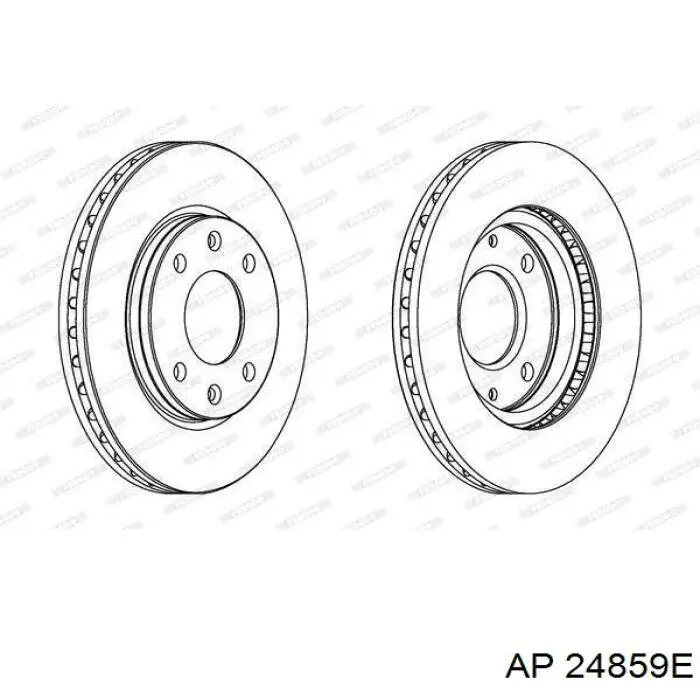 Freno de disco delantero Peugeot 205 1 741A, C