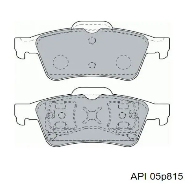 Pastillas de freno traseras Renault Espace 4 JK0