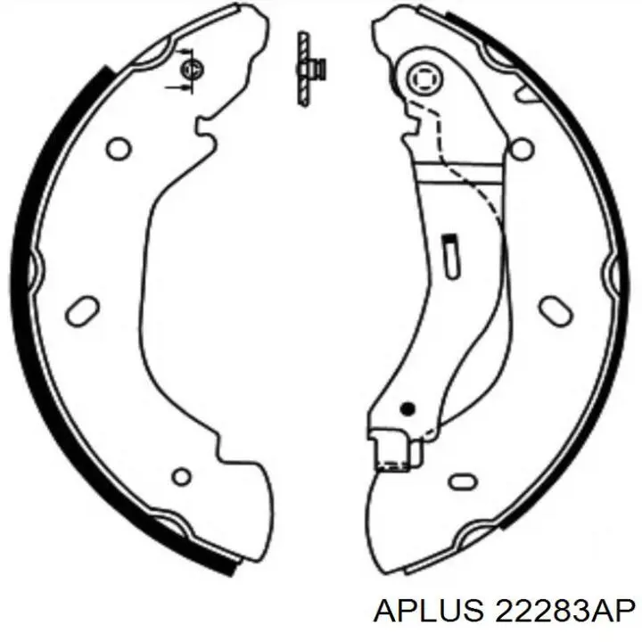 22283AP Aplus rótula barra de acoplamiento exterior