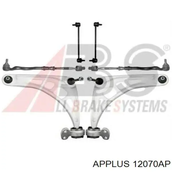 12070AP Aplus barra oscilante, suspensión de ruedas delantera, inferior izquierda