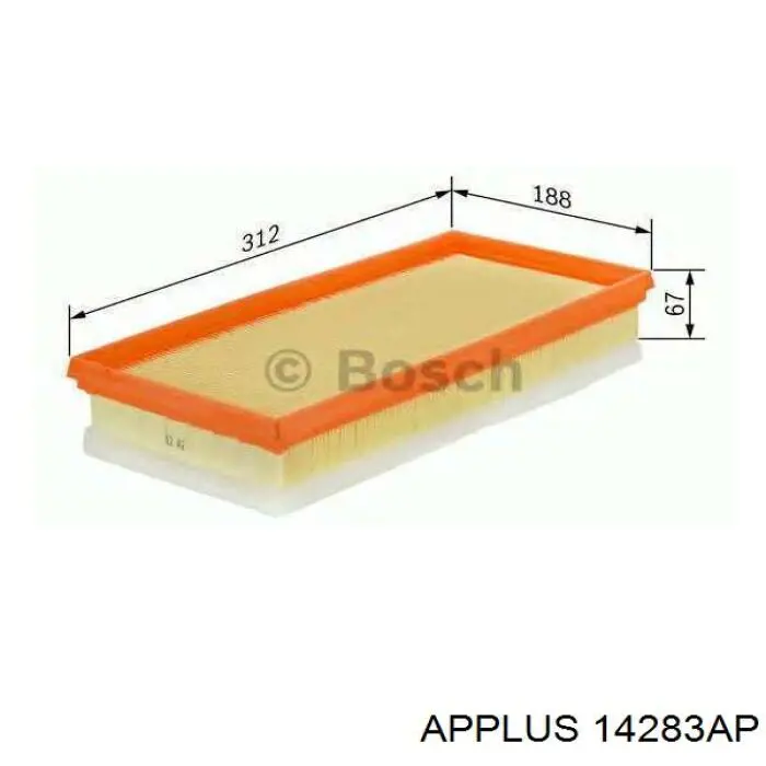 14283AP Aplus suspensión, brazo oscilante trasero inferior