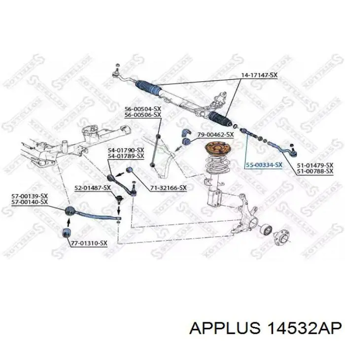 14532AP Aplus barra de acoplamiento