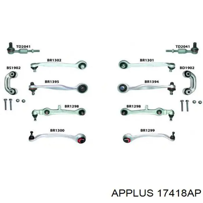 17418AP Aplus silentblock de brazo de suspensión delantero superior