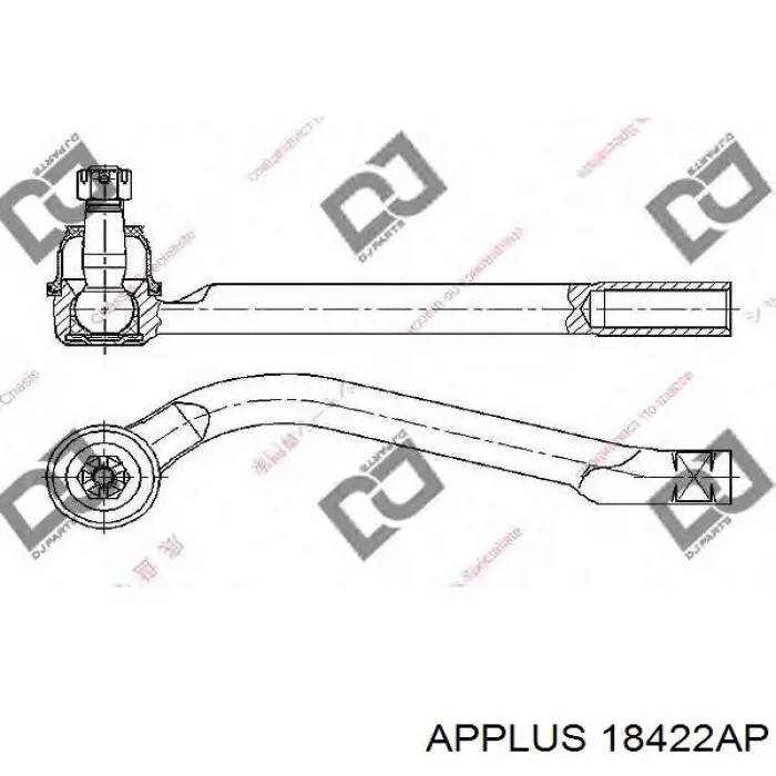 18422AP Aplus rótula barra de acoplamiento exterior