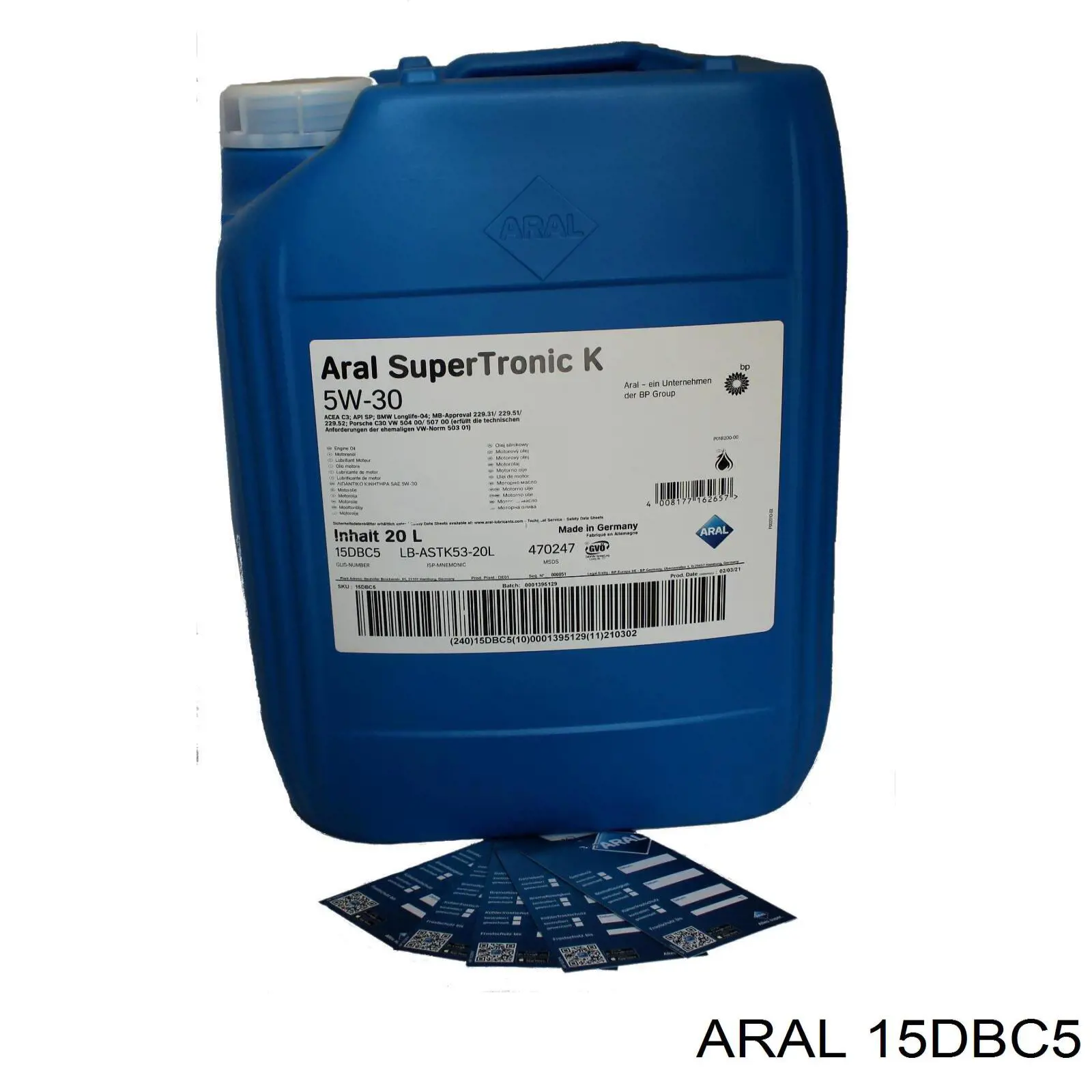 Aceite motor Aral 15DBC5 precio, desde 215,31 EUR