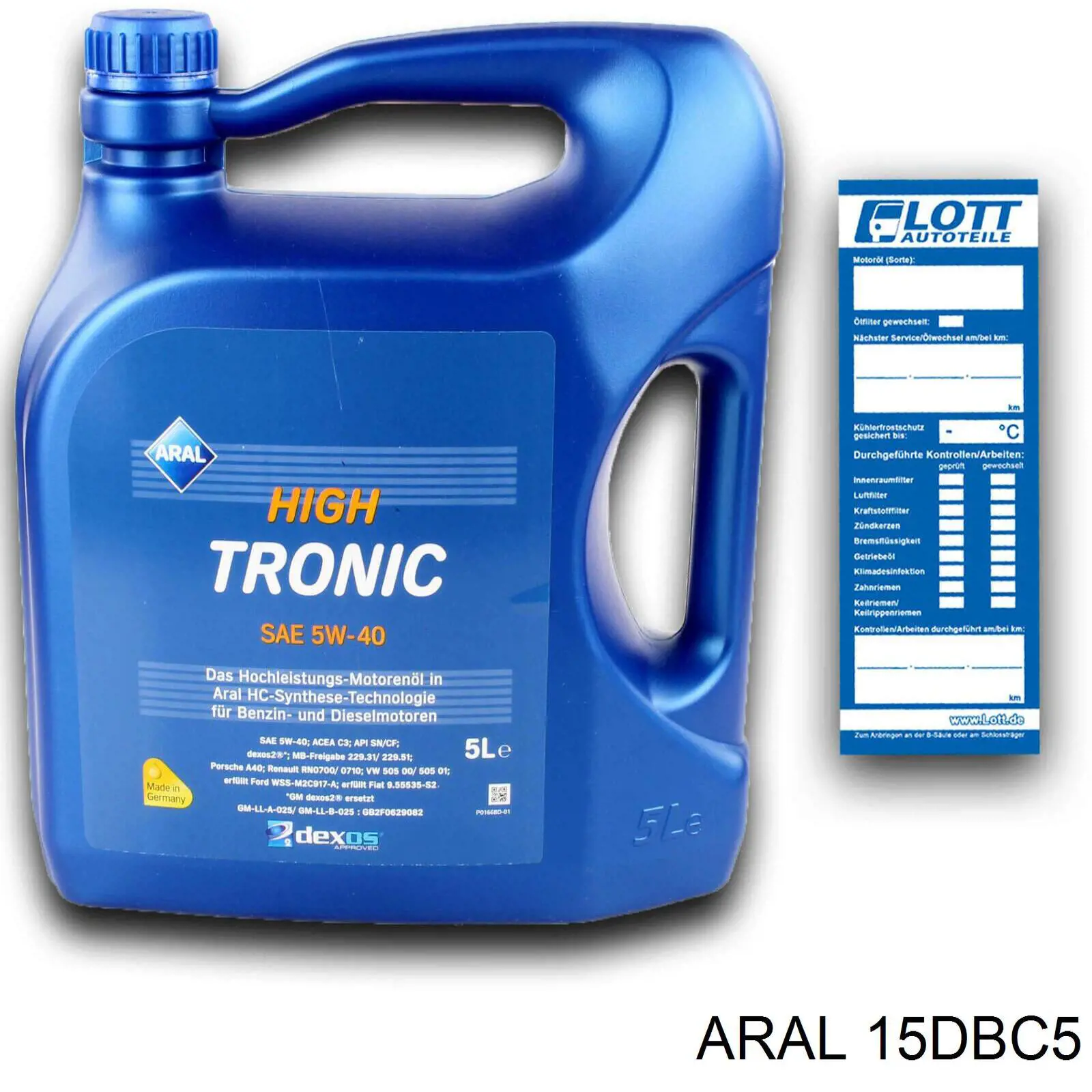 Aceite de motor 15DBC5 Aral