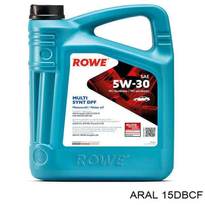 Comprar 15DBCF Aral Aceite de motor