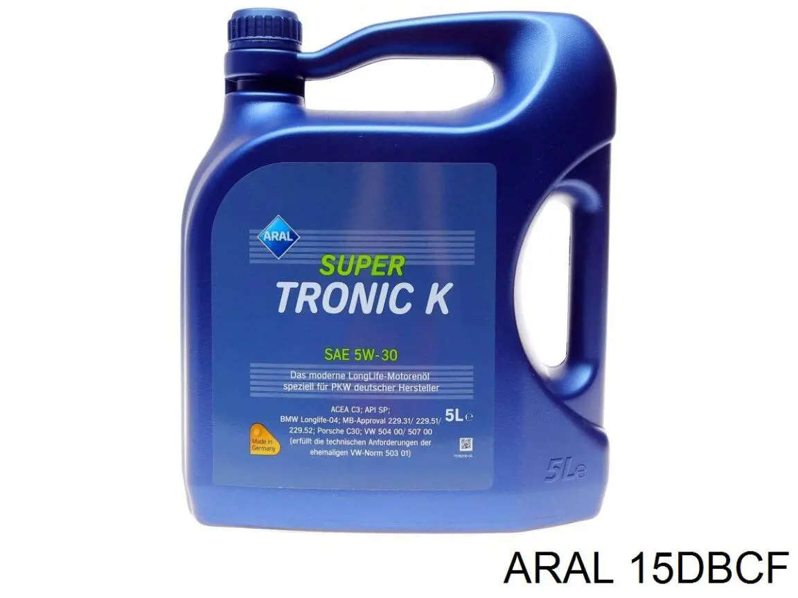 Aceite de motor ARAL 15DBCF