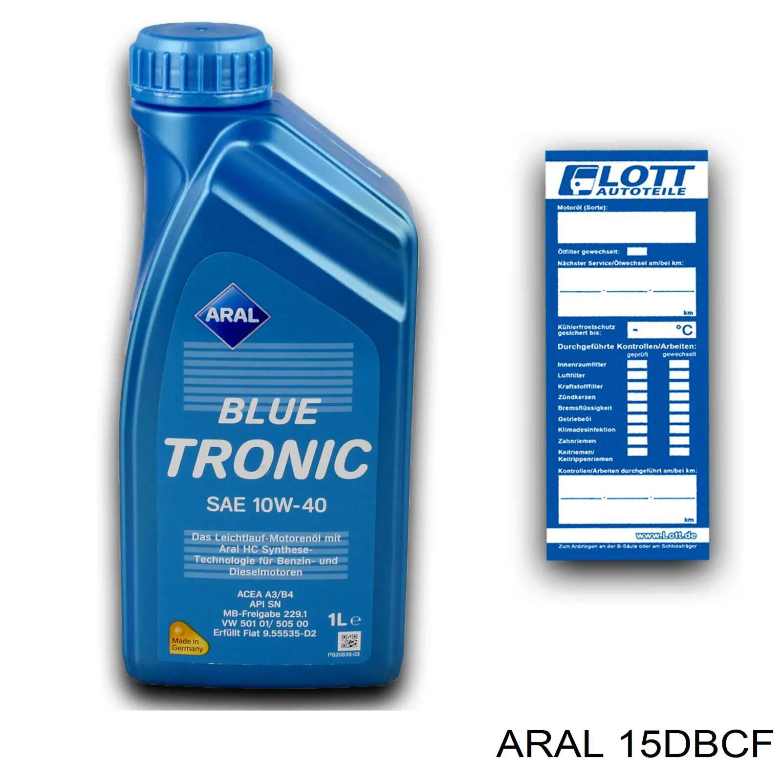 Aceite motor Aral 15DBCF precio, desde 44,53 EUR