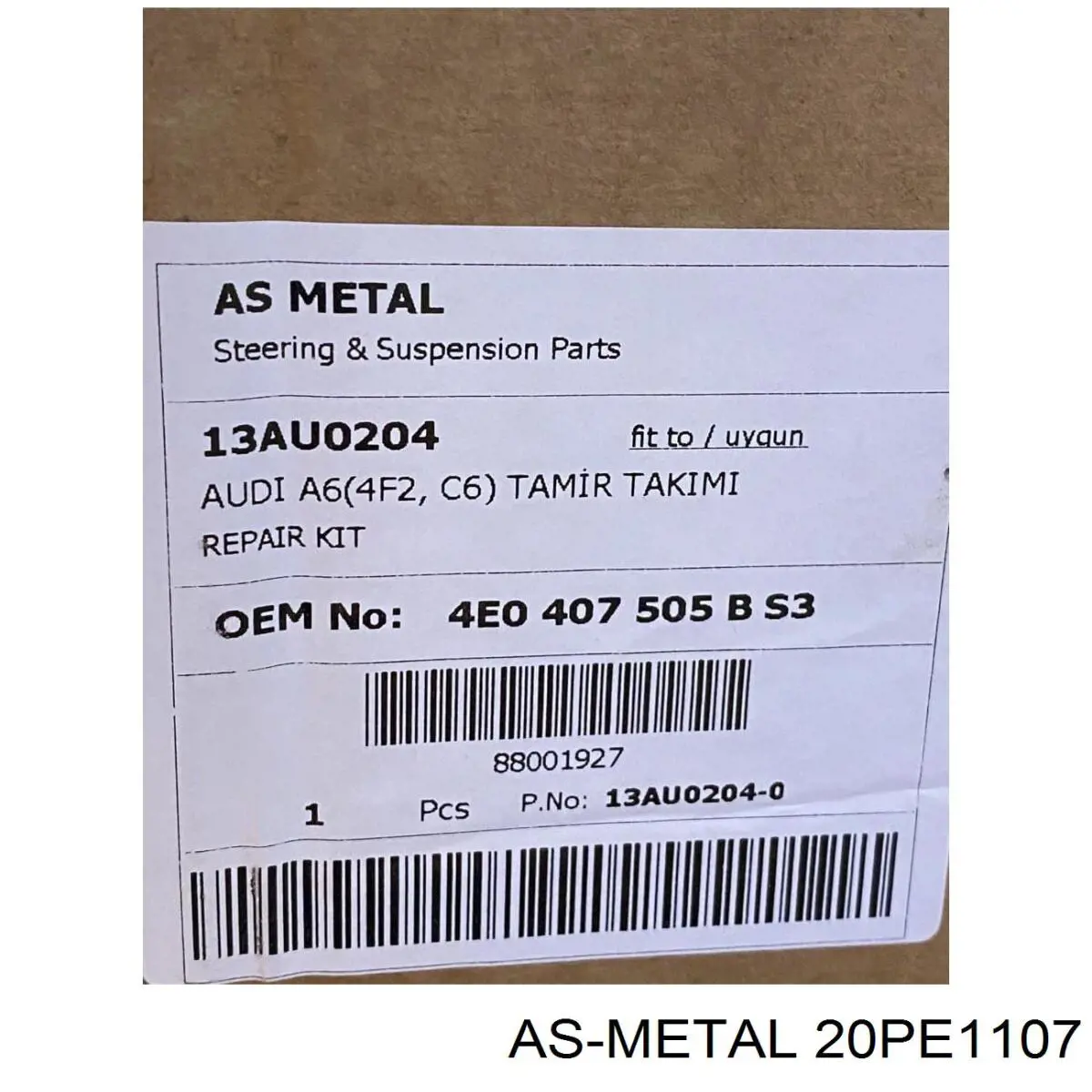 20PE1107 As Metal barra de acoplamiento