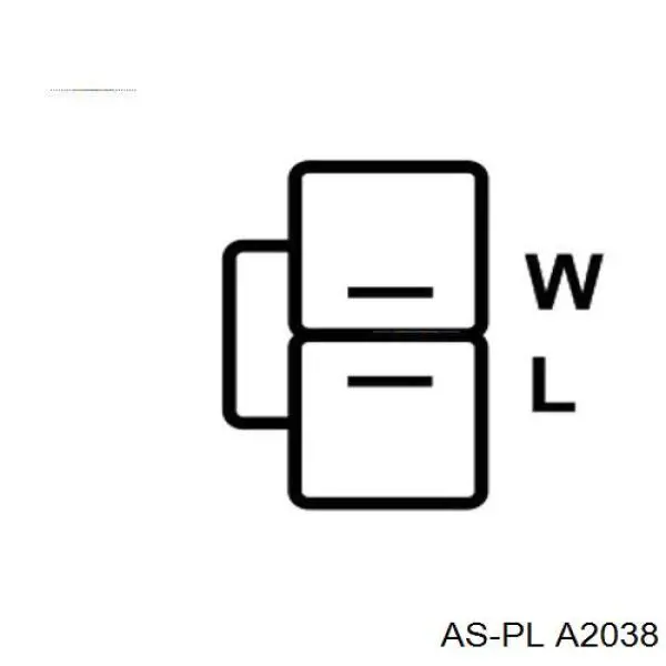 Alternador del motor As-pl A2038 precio, desde 225,83 EUR