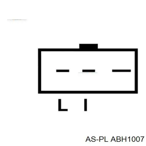 ABH1007 As-pl soporte, escobillas de carbón, alternador