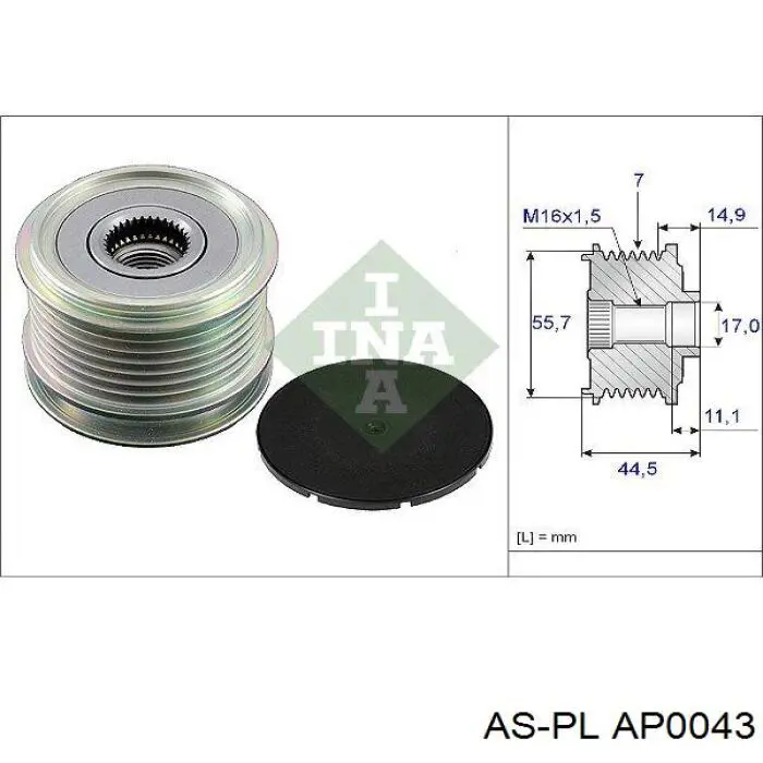 Comprar F00M991007 Bosch Rueda libre del alternador