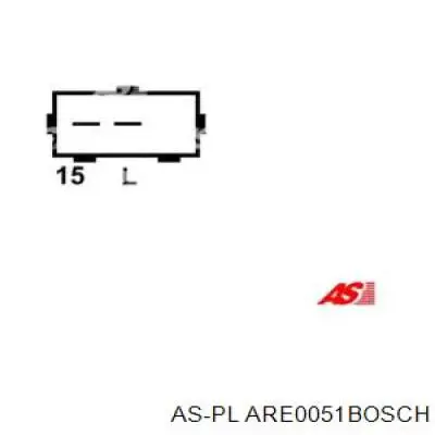 ARE0051BOSCH As-pl regulador de rele del generador (rele de carga)