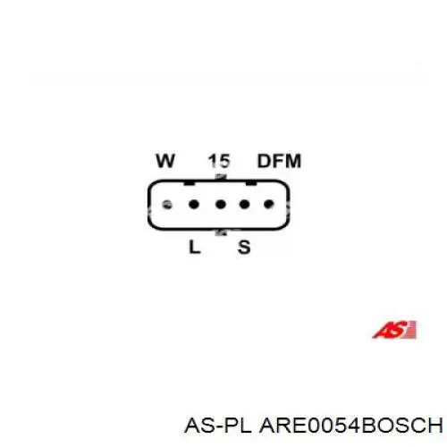 ARE0054BOSCH As-pl regulador de rele del generador (rele de carga)