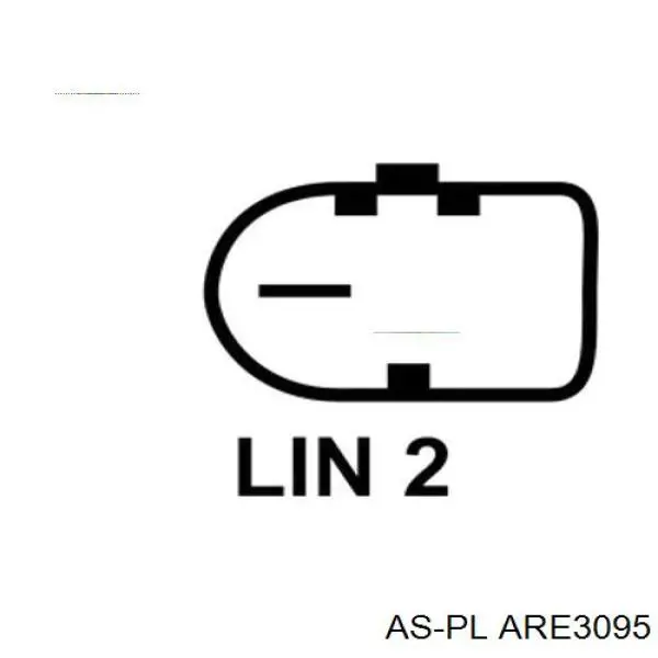 ARE3095 As-pl regulador de rele del generador (rele de carga)