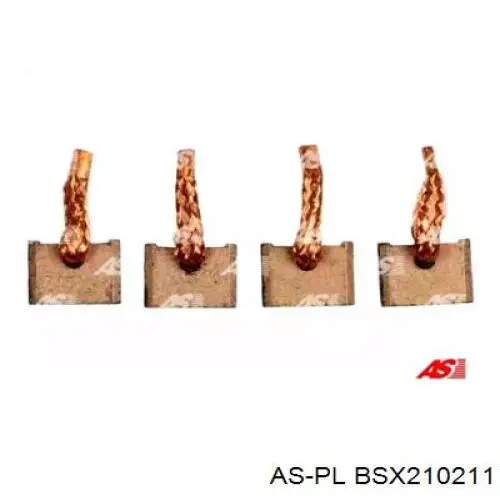 BSX210-211 As-pl escobilla de carbón, arrancador