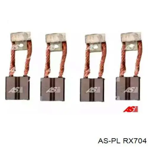 RX704 As-pl escobilla de carbón, arrancador
