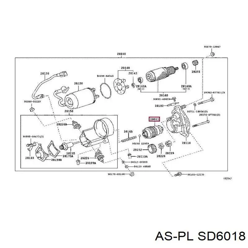 Bendix 2801164010 Toyota